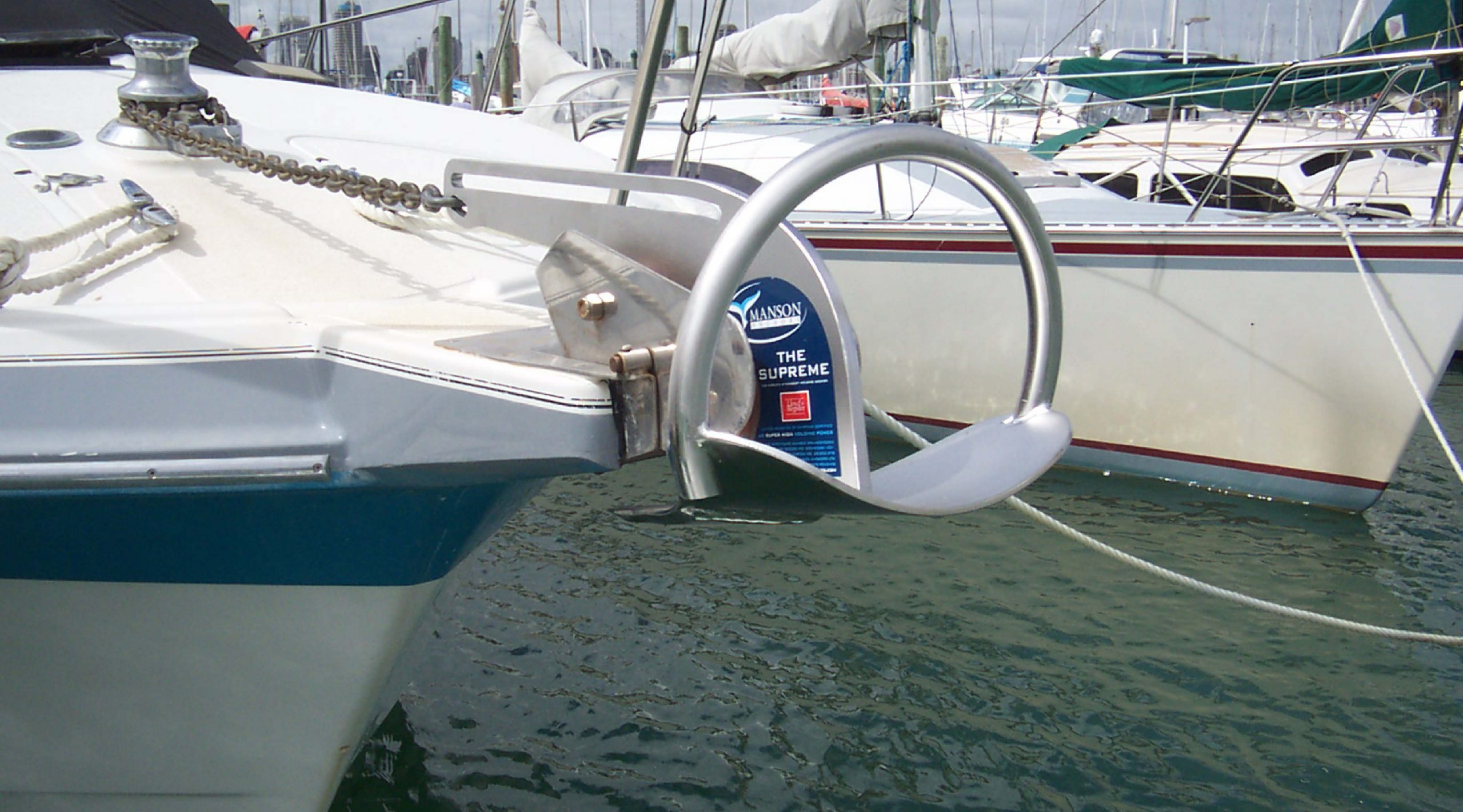 sailboat anchor size chart